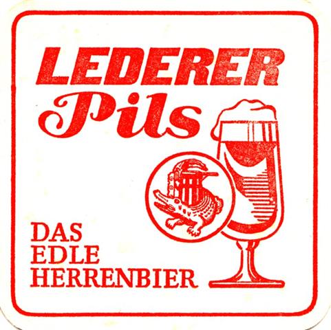 nürnberg n-by lederer quad 1a (185-das edle herrenbier-rot) 